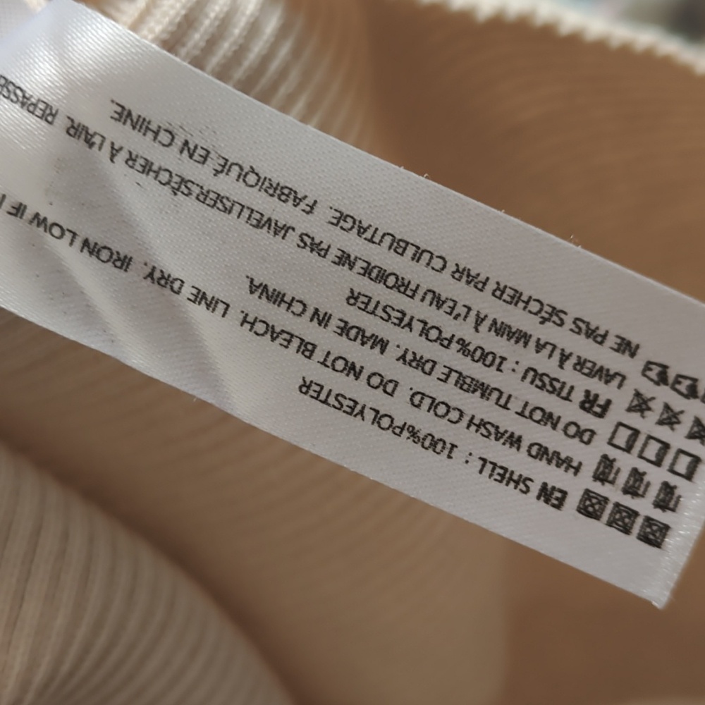En Saison Cream Ribbed Collared Top - Picture 4 of 5